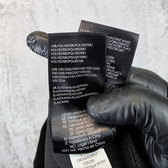 Liverpool Pants Womens 2 Copper Black Python Print Slim Stretch Dress Trousers - Picture 12 of 13